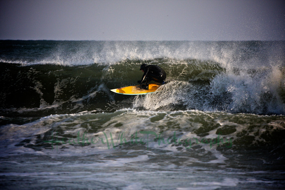 Ocracoke surf in February
